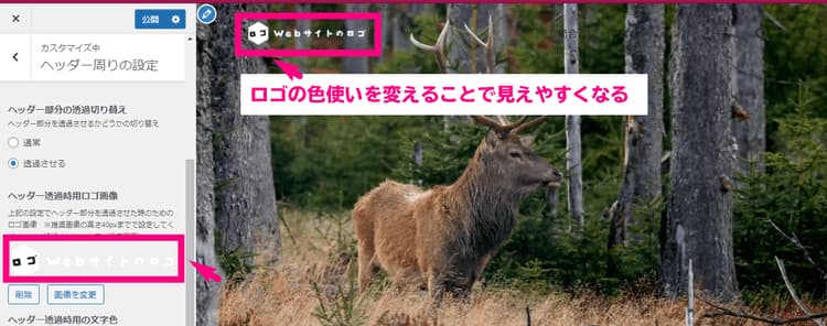 ヘッダー周りの設定