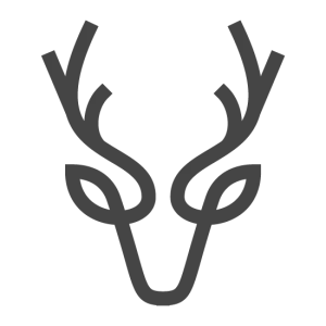 deerのロゴ正方形顔ロゴのみ
